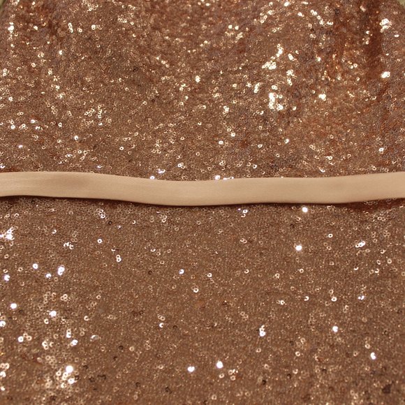 Christina Wu rose gold sequin gown - Picture 3 of 9